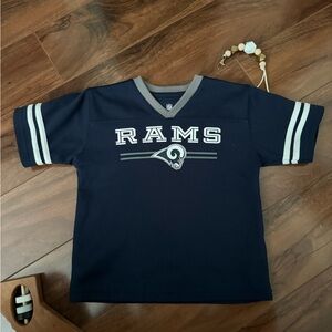 NFL Boys Los Angeles Rams Shirt Jersey Blue size 3T